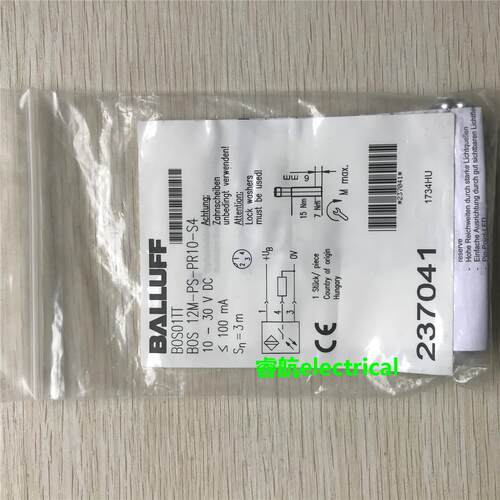 BOS01TT BOS12M-PS-PR10-S4 现货促销 全新原装 巴鲁夫 实物照片