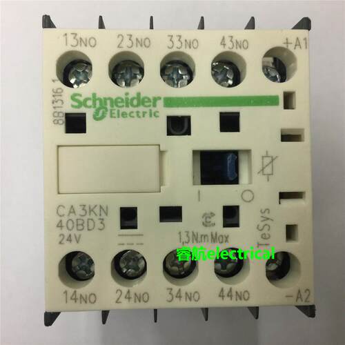 原装CA3KN40BD3 DC24V施耐德4常开中间继电器议价$