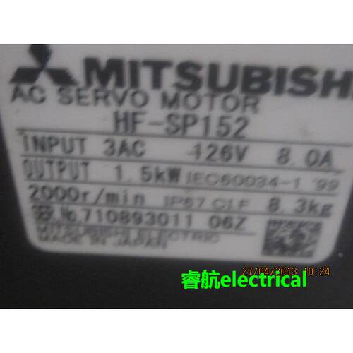 三菱伺服电机HF-SP152询价议价$