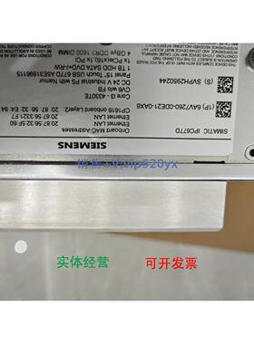 现货供应西门子工控机6AV7260-0DE21-0AX6