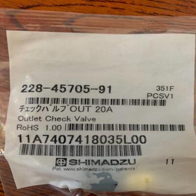 配件岛津单向阀  出口单向阀 228-45705-91 促销议价