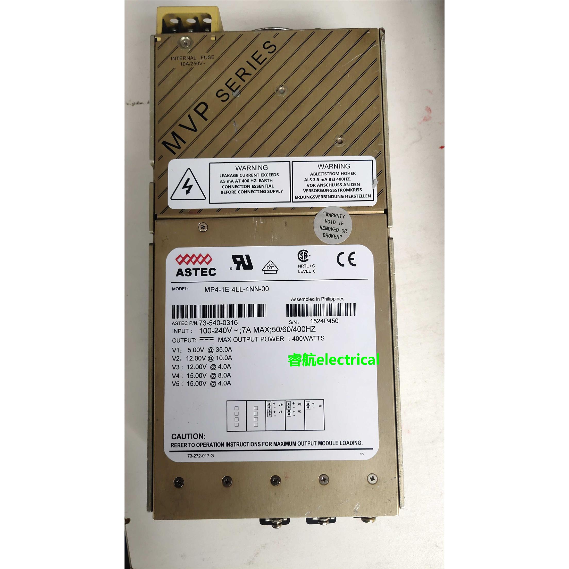 ASTEC MP4-1E-4LL-4NN-00 73-540-0316 模块电源 质保半年议价$