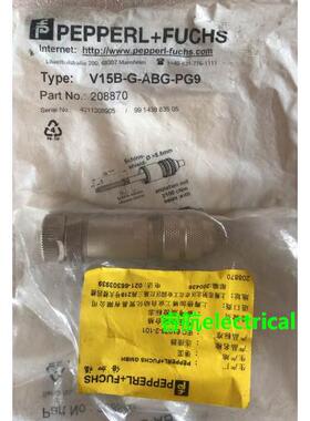 全新原装进口倍加福V15B-G-ABG-PG9 圆形连接器德国原装现货议价$