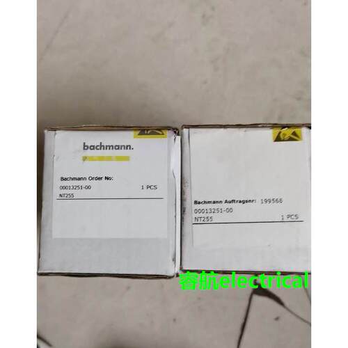 全新原装bachmann巴赫曼PLC电源模块 NT255特价销售议价$