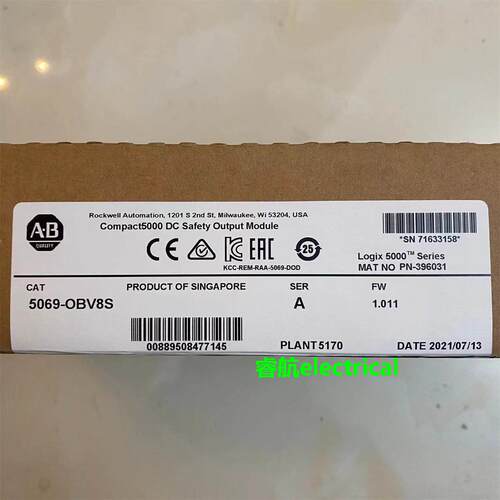 5069-OBV8S Compact5000 直流安全输出模块美国 5069OBV8S议价$