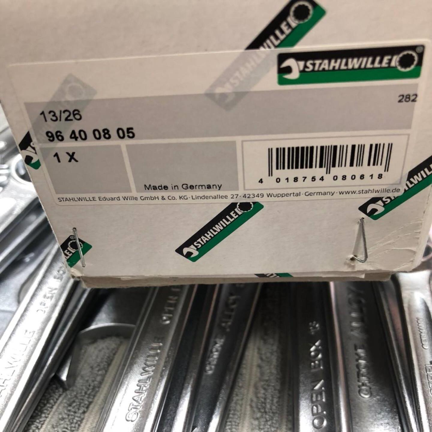 配件德国达威力 STAHLWILLE OPEN BOX13 梅开两用扳手26件套 议价