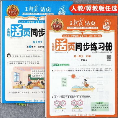 王朝霞活页同步练习册冀教版