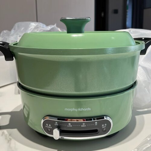 MORPHY RICHARDS/摩飞电器MR9087多功能电火锅家用分体式鸳鸯火锅