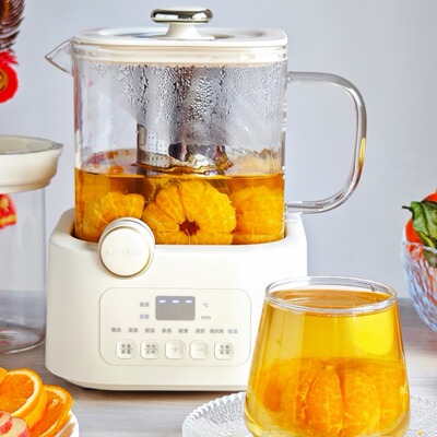 巴森小方炖养生壶家用全自动玻璃煮茶器多功能办公室花茶烧水壶