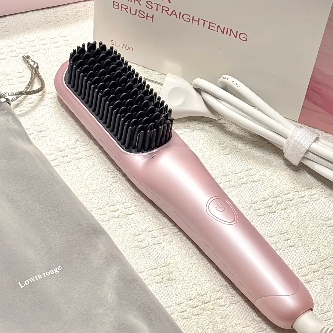 Lowra rouge罗拉SL-700迷你有线直发梳负离子不伤发便携造型电梳