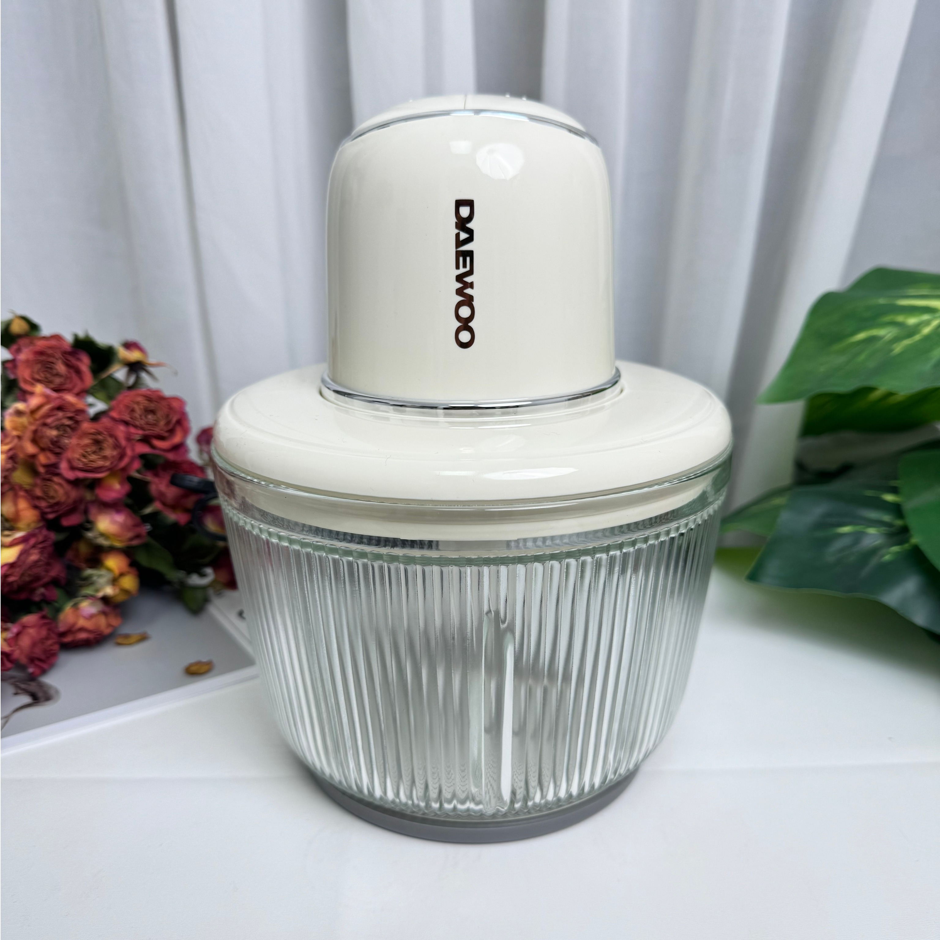 DAEWOO/大宇 DY-JR05 绞肉机家用搅拌料理机多功能电动小型碎肉馅