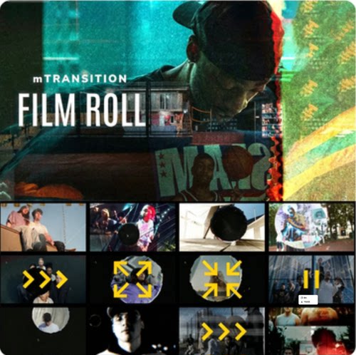 达芬奇插件-50种复古电影胶片灼烧扭曲溶解混乱闪烁故障转场预设