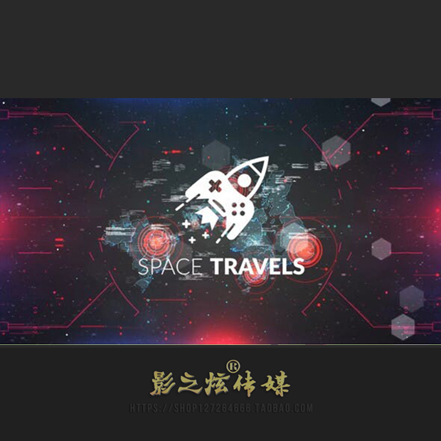 人工智能高科技未来数字信息化 LOGO演绎标题动画开场片头 AE模板