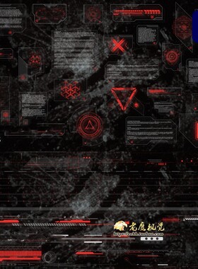 Premiere/PR预设 250个科技感HUD界面UI数据网格背景图标线条动画