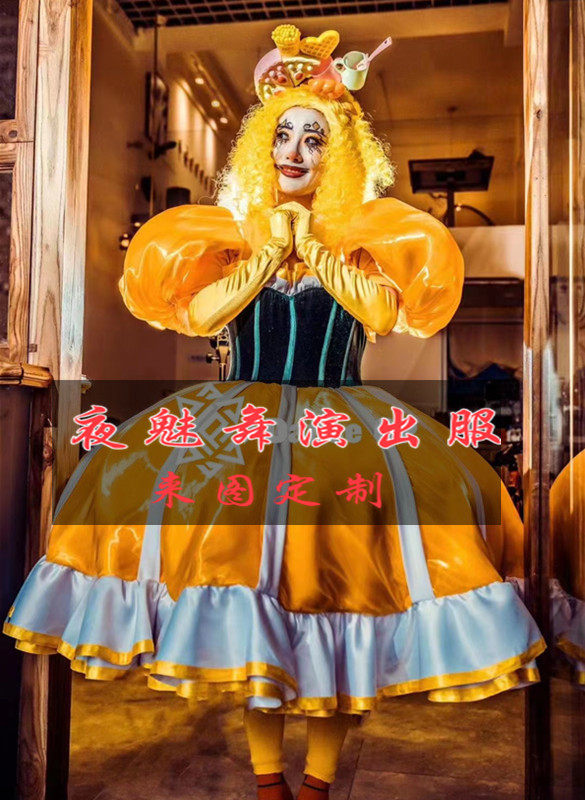 威尼斯巡游演出服游乐园商场巡游表演服酒吧大型派对gogo宫廷服装
