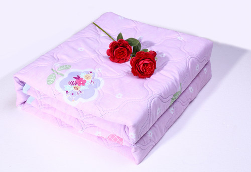 全棉夏凉被夏天薄被子单双人可机洗双面纯棉布空调被四件套