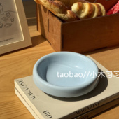 pecolo单碗宠物猫狗犬食盆陶瓷釉下彩深浅口径可蒸熟食微波炉可用