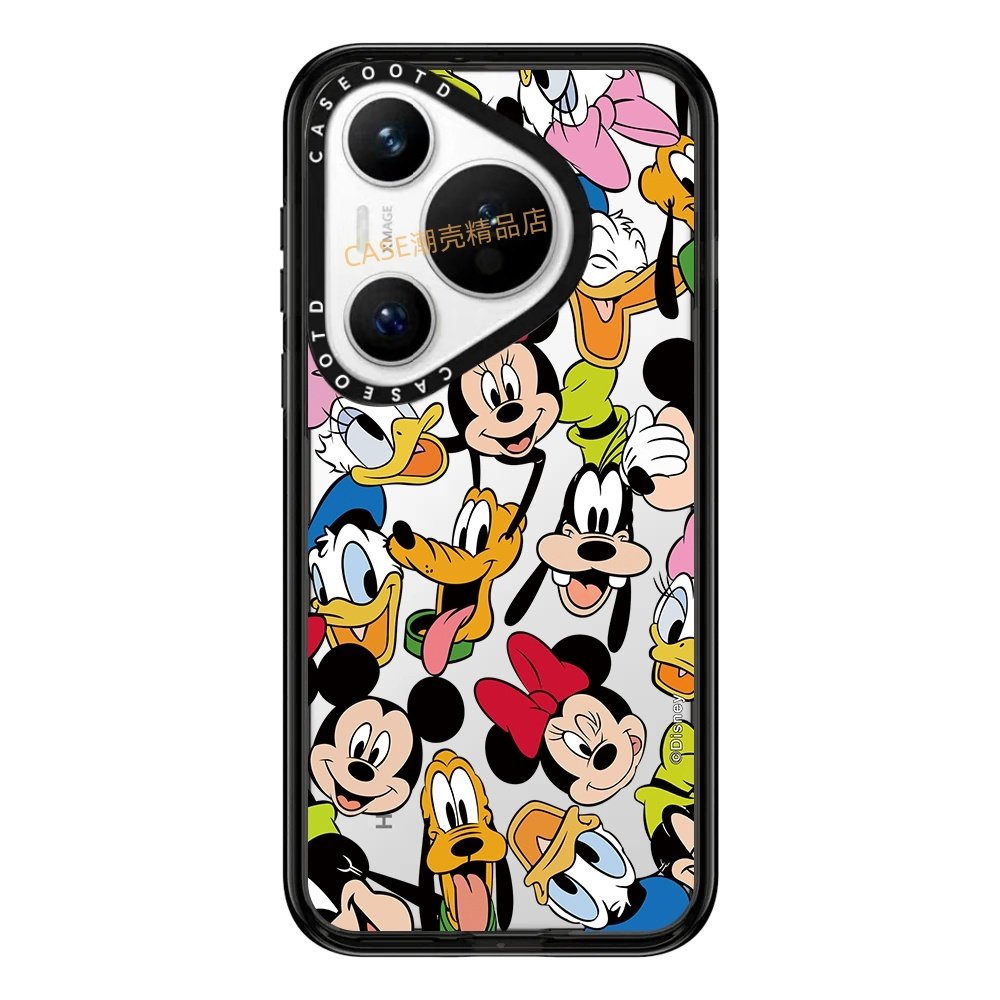 CASE迪士尼米奇适用于华为Pura80Pro手机壳Pura70/80ultra透明pura70pro+卡通Ti磁吸Pura80