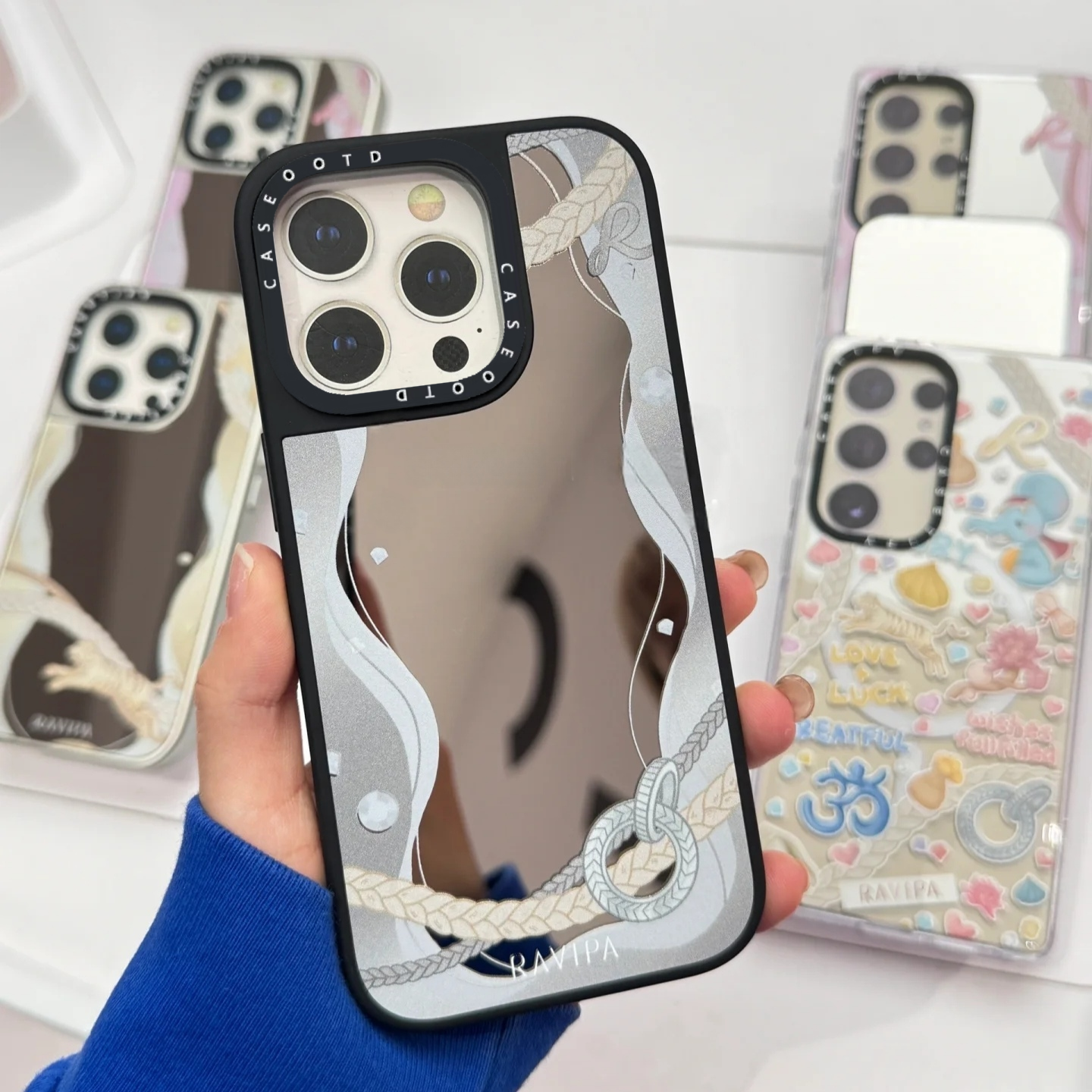 CASE泰国RAVIPA幸运爱适用于苹果手机壳iPhone17 16ProMax12 13 14 15Pro/plus air手机防摔保护壳朋友送礼