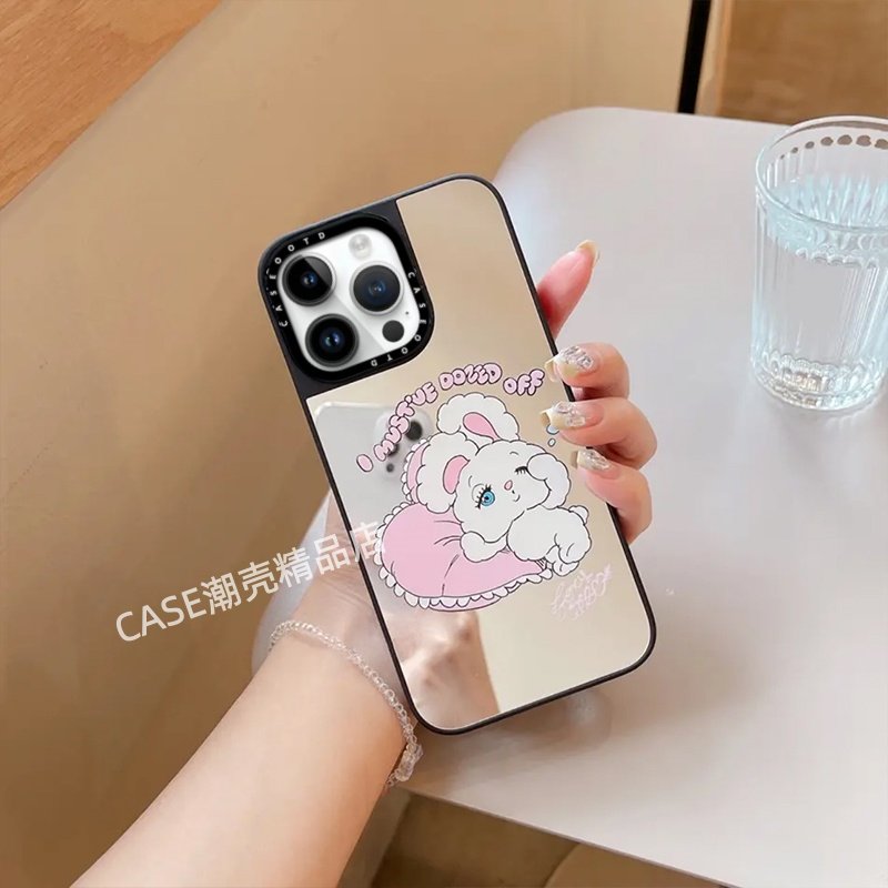 CASEOOTD可爱顽皮爱心兔子适用于苹果17pro手机壳iPhone17 16ProMax12 13 14 15Pro/plus air防摔保护壳套