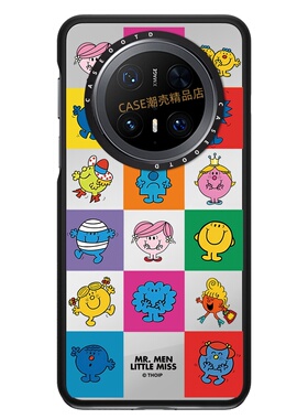 CASEOOTD奇先生妙小姐黄色笑脸适用于华为mate80ProMax手机壳70/70pro/60Pro+ti防摔保护壳磁吸保护套可爱
