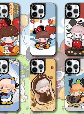 CASE泡泡玛特DIMOO男孩米妮米奇明星同款适用于苹果手机壳iPhone17 16Pro Max12 13 14 15Pro/plus磁吸保护壳