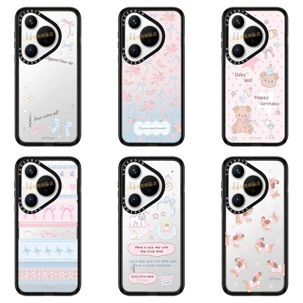 CASE森林早报咩咩春游适用于华为Pura80Pro手机壳Pura70/80ultra透明pura70pro+卡通可爱Ti磁吸Pura80