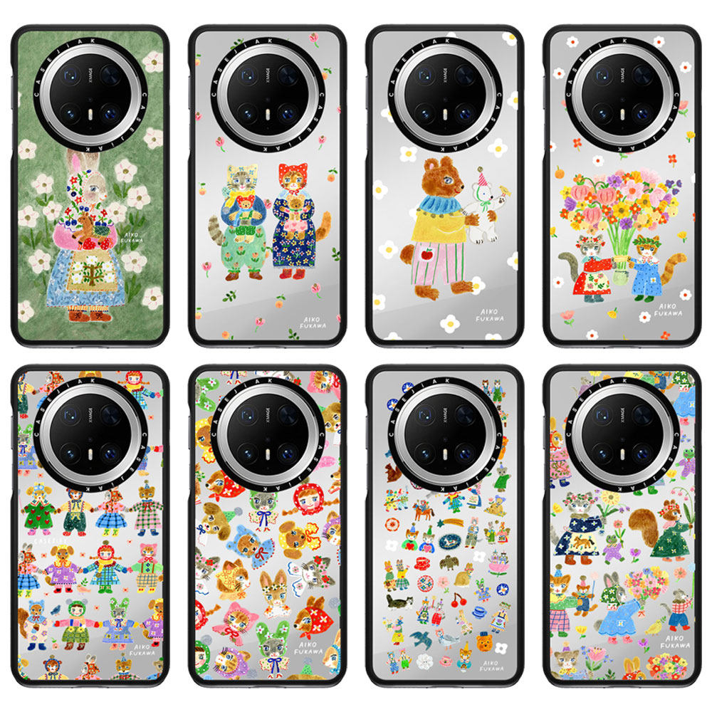 CASEJiAK Aiko Fukawa系列插画猫咪适用于华为mate80Pro Max手机壳Mate70pro/60Pro+防摔磁吸保护套