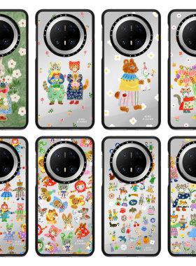 CASEJiAK Aiko Fukawa系列插画猫咪适用于华为mate80Pro Max手机壳Mate70pro/60Pro+防摔磁吸保护套