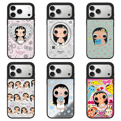 新款yuy小玉女孩适用于苹果18 17Pro Max手机壳iPhone17 16Pro Max磁吸12 13 14 15Pro/plus防摔Air保护壳套