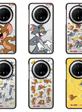 猫和老鼠杰瑞和汤姆适用华为mate80Pro max手机壳70/70pro/60Pro+手机壳防摔磁吸透明保护套卡通