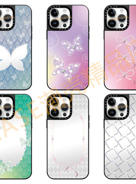 CASEOOTD艺术DreamWorld浪漫蝴蝶结适用于苹果17Pro手机壳iPhone17 16ProMax12 13 14 15Pro/plus Air保护套