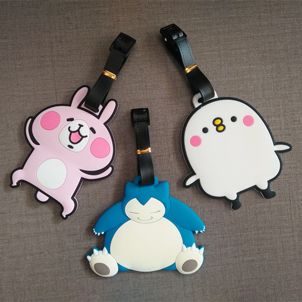 行李牌卡通pvc软胶登机牌创意飞机托运牌背包挂牌旅行箱吊牌定制