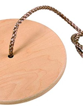 CTSC儿童秋千滑索木头座位幼儿索道滑轮游乐场室内外溜索底座