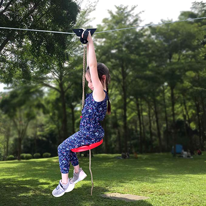 CTSC溜索滑索套装儿童乐园极限运动钢丝绳索道zipline丛林穿越