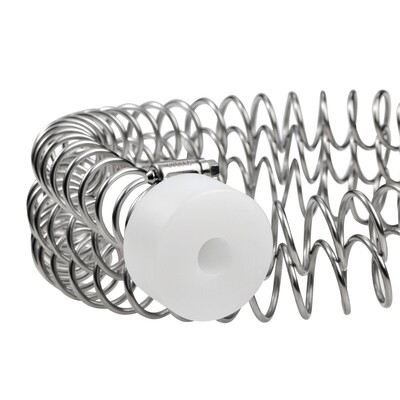 CTSC滑索不锈钢弹簧刹车滑轮溜索终点缓冲1.8米匹配12mm以内钢绳