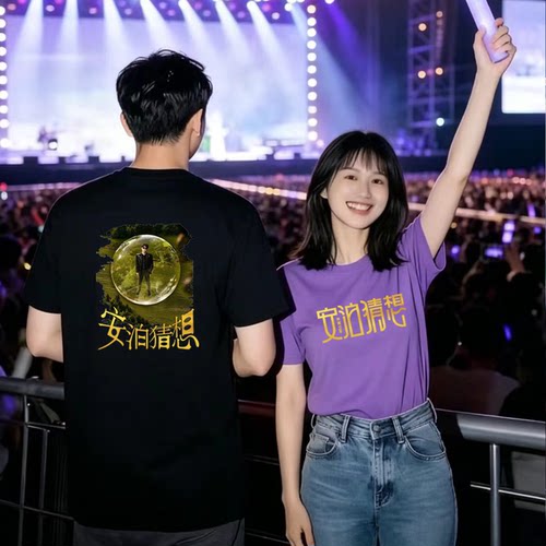 2026许嵩安泊猜想演唱会同款短袖T恤男女歌迷应援物纯棉体恤衣服