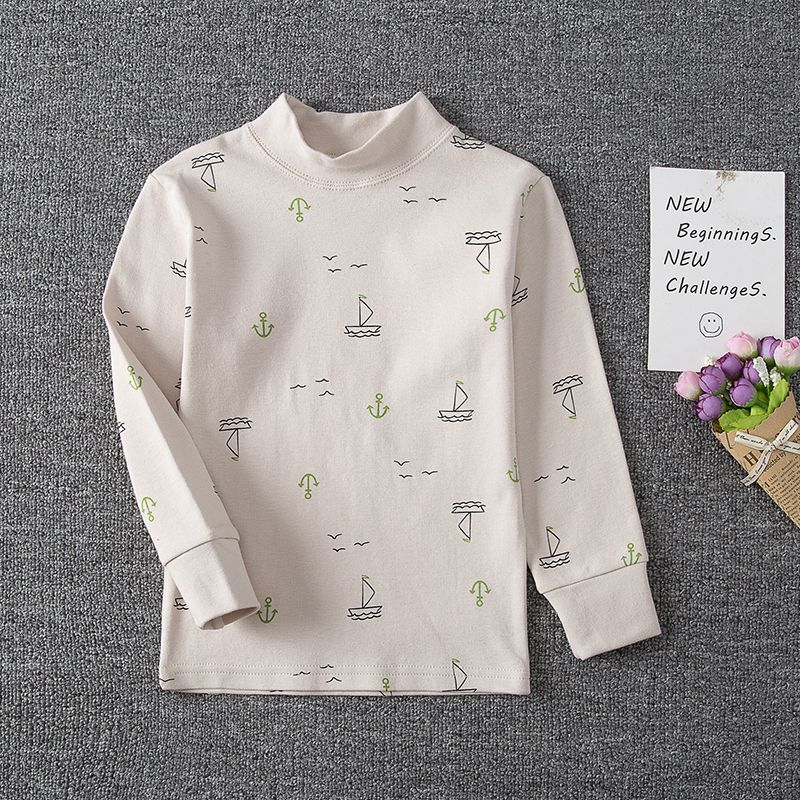 纯棉儿童纯棉薄款上衣吸湿秋冬