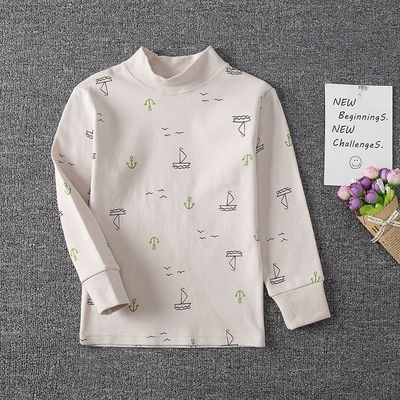 纯棉儿童纯棉薄款上衣吸湿秋冬