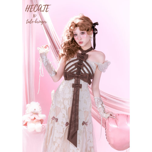 【现货】物语者原创HECATE赫卡忒肋骨搭配品哥特布条装饰