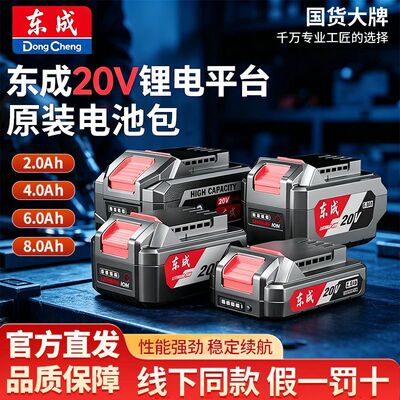 东成20V原装锂电池6000毫安