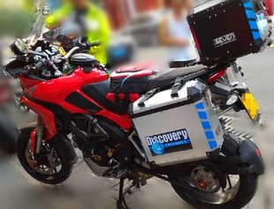 DUCATI杜卡迪MTS1200不锈钢边箱支架行李架MTS1200S边架