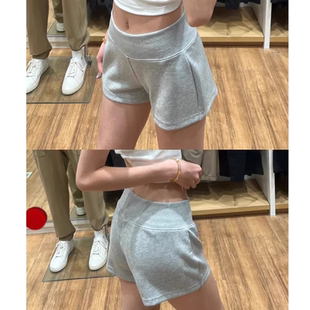 显瘦包臀热裤 很适合小个子姐妹 女外穿简约修身 复古休闲短裤 美式