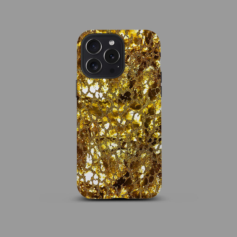 黄金金箔纸薄纱适用苹果iPhone15Promax手机壳14Plus磨砂13二合一12全包17Pro防摔16新款Xsmax情侣保护套男女
