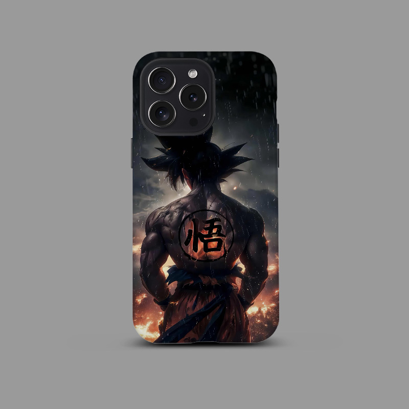 七龙珠悟空背影悟适用苹果iPhone16Promax手机壳15磨砂14二合一13全包12防摔17Pro新款Xsmax情侣保护套男女