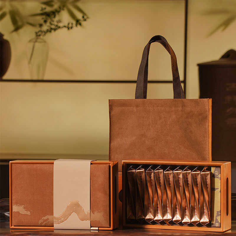 中秋竹盒摆泡茶叶包装盒空礼盒红茶岩茶大红袍金骏眉竹礼盒装空盒