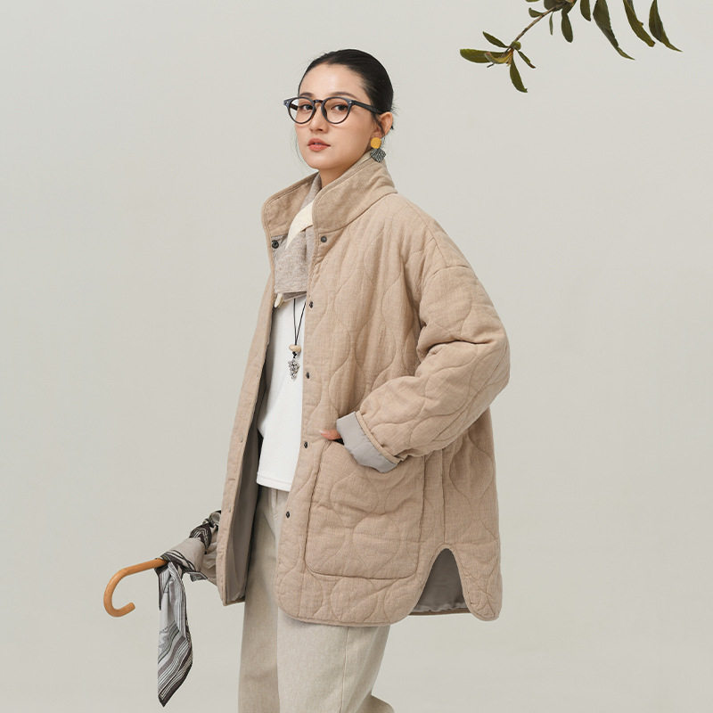 文艺风鹿与安笛冬季棉衣/棉服