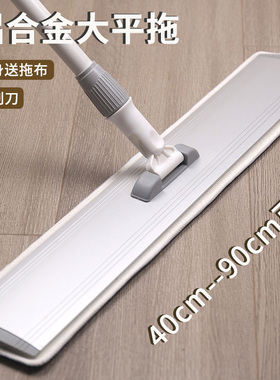 免手洗大号平板拖把懒人家用新款酒店加长尘推拖地布一拖净地神器