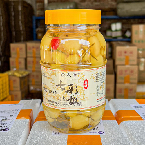 椒大爷广西五彩泡椒下饭大瓶装