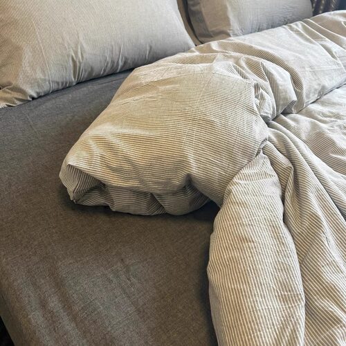 全棉A类色织水洗棉纯棉四件套简约柔软舒适亲肤纯色单双人三件套